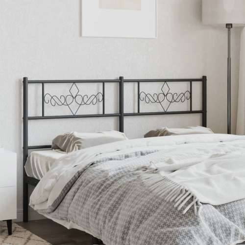 Metalno uzglavlje crno 140 cm - Crna 140 cm 1 Cijena