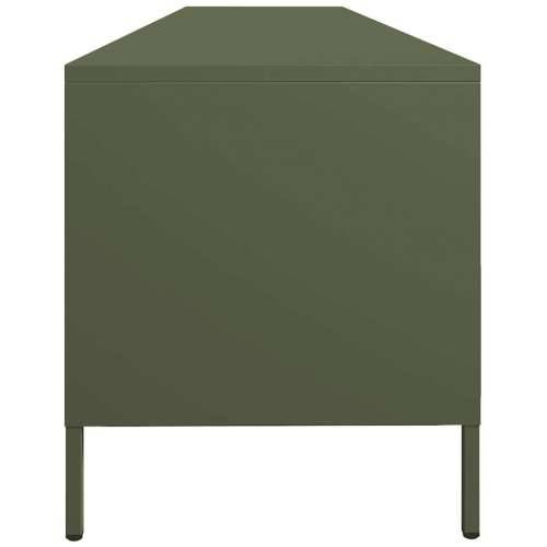 TV ormarić maslinastozeleni 202x39x43,5 cm čelični - Maslinovo zelena 1 202 cm Cijena