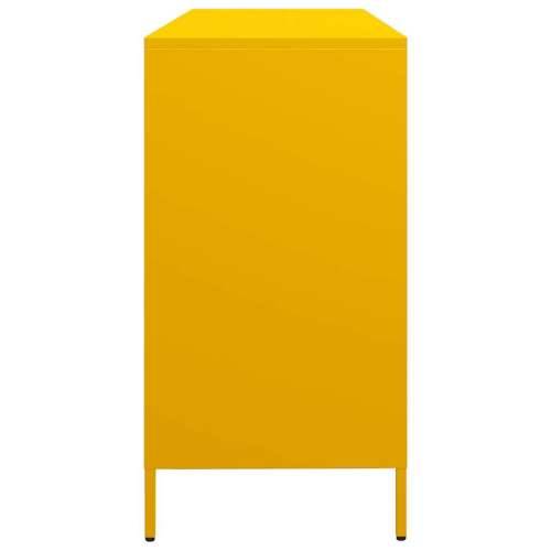 Komoda senf žuta 135x39x73,5 cm hladno valjani čelik - žuta boja senfa 1 135 cm Cijena