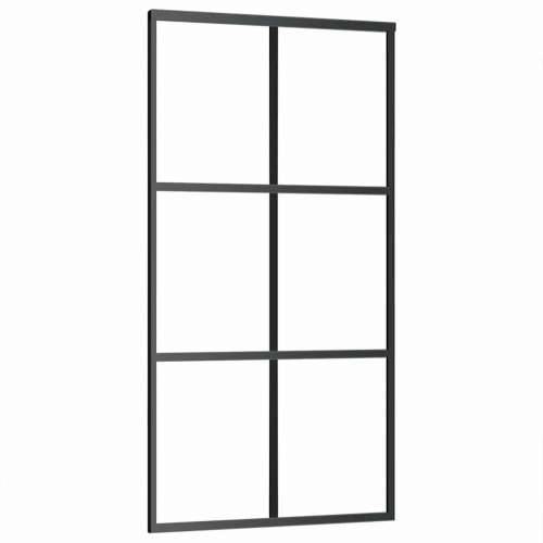 Klizna vrata s okovom 102x205 cm ESG staklo i aluminij - 102 x 205 cm (213.5 cm) 1 Rešetke 3 x 2 Cijena
