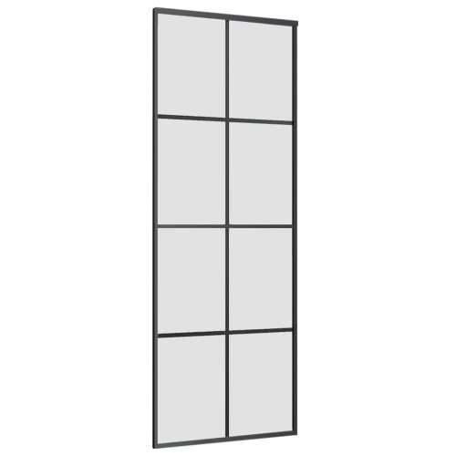 Klizna vrata s priborom 76 x 205 cm od ESG stakla i aluminija - 76 x 205 cm (213.5 cm) 1 matt Cijena