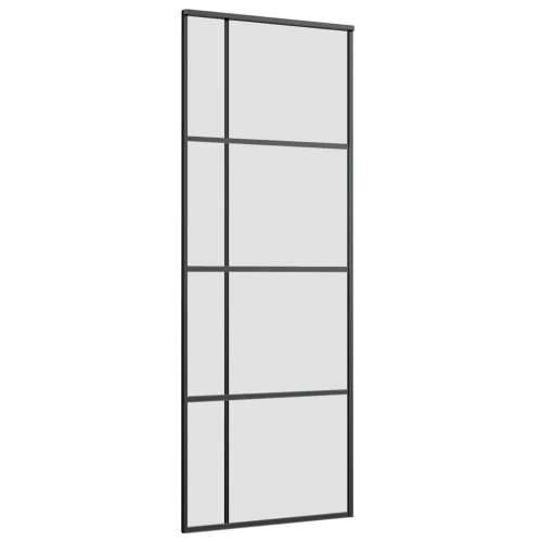 Klizna vrata s priborom 76 x 205 cm od ESG stakla i aluminija - 76 x 205 cm (152.5 cm) 1 matt Cijena