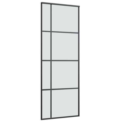 Klizna vrata s priborom 76 x 205 cm od ESG stakla i aluminija - 76 x 205 cm (213.5 cm) 1 matt Cijena