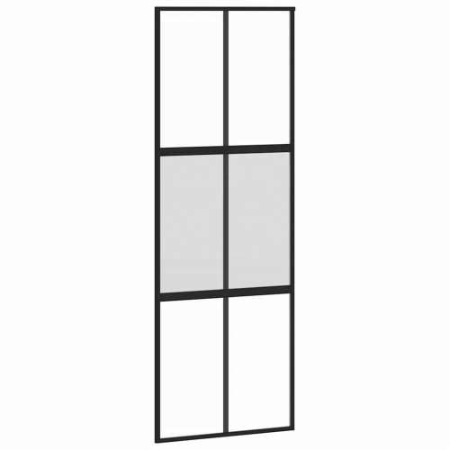 Klizna vrata s priborom 76 x 205 cm kaljeno staklo i aluminij - 76 x 205 cm (152.5 cm) 1 Rešetke 3 x 2 matt and transparent Cijena