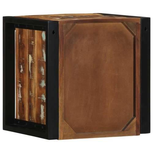 Noćni ormarići 2 kom. Višebojni 40x35x40 cm Obrađeno puno drvo - 2 masivno obnovljeno drvo Cijena
