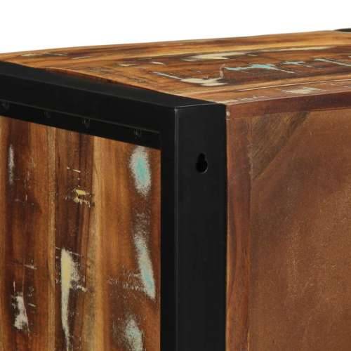 Noćni ormarići 2 kom. Višebojni 40x35x40 cm Obrađeno puno drvo - 2 masivno obnovljeno drvo Cijena