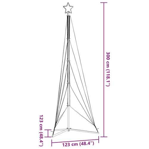 LED božićno drvce 525 LED šarenih 302 cm - Šareni 300 cm 1 Cijena