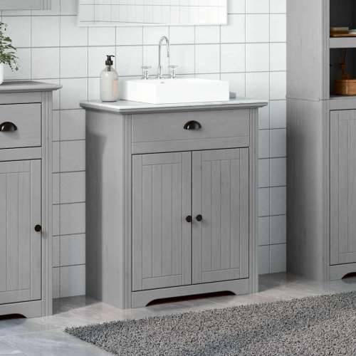 Kupaonski ormarić za Lavabo - Umivaonik “BODO” sivi 70x35x80 cm - Siva 1 Cijena