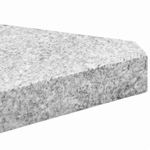 Utezi za suncobran 2 kom sivi granitni trokutasti 14 kg - Siva 1 Cijena