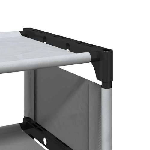 Stalak za cipele 4 razine sivi 54x28x55 cm netkana tkanina - 1 55 cm Cijena