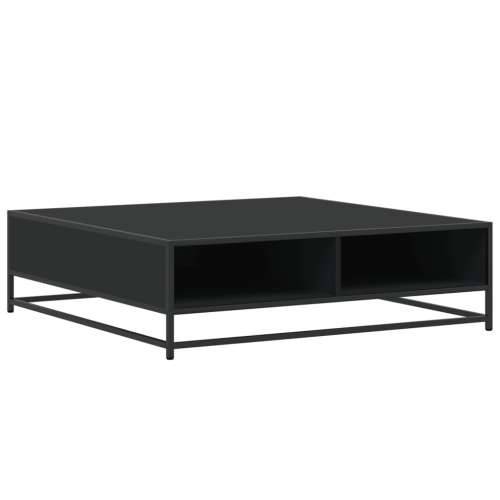 Stol za kavu crni 100x100x30 cm Konstruirano drvo i metal - Crna 100 x 100 x 30 cm 1 Cijena