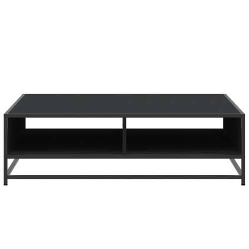 Stol za kavu crni 100x100x30 cm Konstruirano drvo i metal - Crna 100 x 100 x 30 cm 1 Cijena