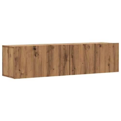Zidni TV ormarić Artisan hrast 120x30x30 cm izrađeno drvo - hrast artisan 1 120 cm Cijena