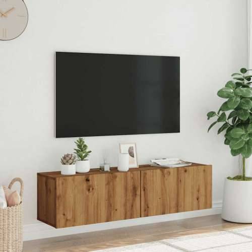 Zidni TV ormarić Artisan hrast 120x30x30 cm izrađeno drvo - hrast artisan 1 120 cm Cijena