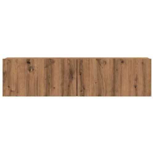 Zidni TV ormarić Artisan hrast 120x30x30 cm izrađeno drvo - hrast artisan 1 120 cm Cijena