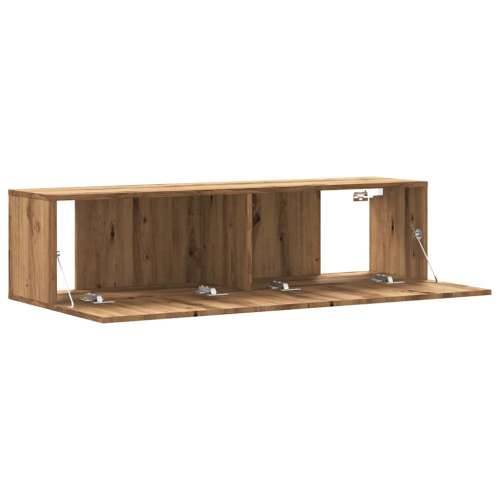 Zidni TV ormarić Artisan hrast 120x30x30 cm izrađeno drvo - hrast artisan 1 120 cm Cijena