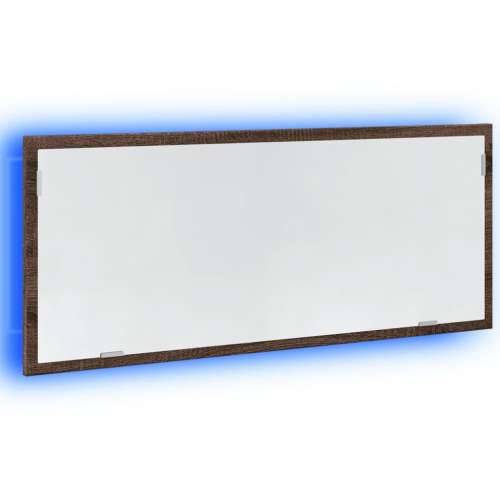 LED kupaonsko ogledalo smeđi hrast 100x8,5x37 cm - Smeđi hrast 1 Cijena