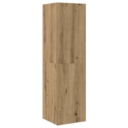TV ormarić Artisan hrast 30,5x30x110 cm izrađeno drvo - hrast artisan 1 110 cm Cijena