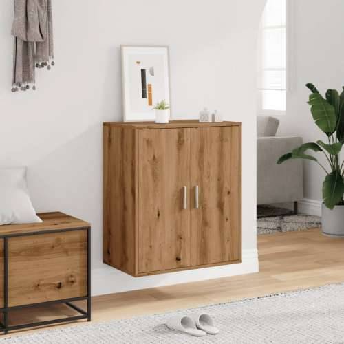 Ormarić za cipele Artisan hrast 60x35x70 cm izrađeno drvo - hrast artisan 60 x 35 x 70 cm 1 shoe cabinet with door Cijena