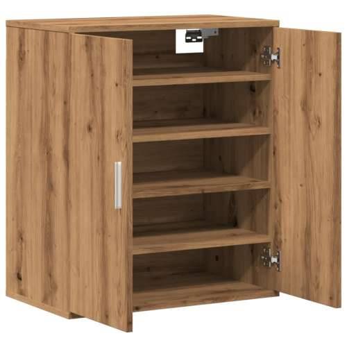 Ormarić za cipele Artisan hrast 60x35x70 cm izrađeno drvo - hrast artisan 60 x 35 x 70 cm 1 shoe cabinet with door Cijena