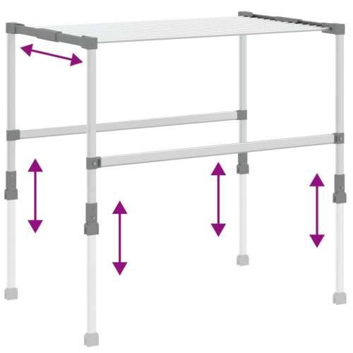 Sušilo za rublje 83 x (50 - 55) x (40 - 85) cm aluminijsko Cijena