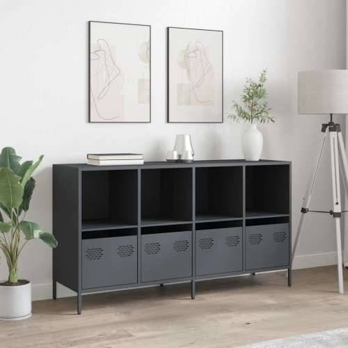 Komoda antracit 135x39x73,5 cm hladno valjani čelik - Antracit 1 135 cm Cijena