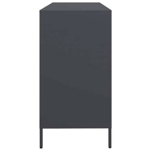 Komoda antracit 135x39x73,5 cm hladno valjani čelik - Antracit 1 135 cm Cijena