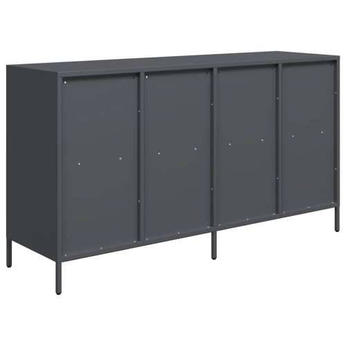 Komoda antracit 135x39x73,5 cm hladno valjani čelik - Antracit 1 135 cm Cijena