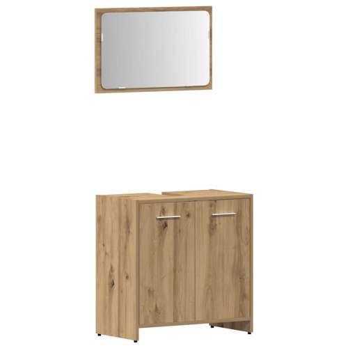 3-dijelni set kupaonskog namještaja käsityöläinen tammi - hrast artisan 1 Cijena