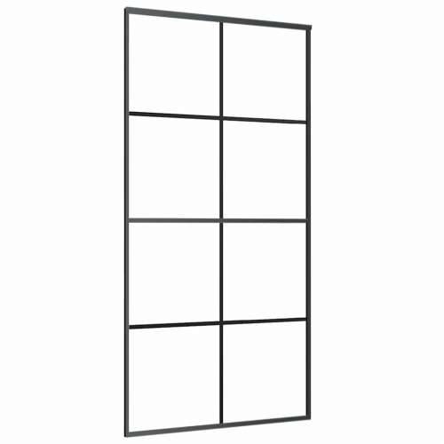Klizna vrata s priborom 102,5x205 cm od stakla ESG i aluminija - 102.5 x 205 cm (213.5 cm) 1 Transparentan Cijena