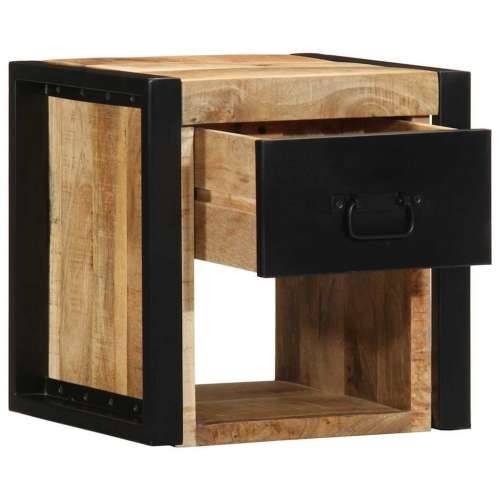 Noćni ormarići 2 kom 40x35x40 cm Puno grubo drvo Mango - 2 masivno drvo manga Cijena