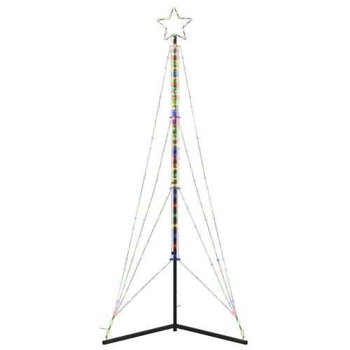 LED božićno drvce 483 LED šarene 240 cm - Šareni 240 cm 1 Cijena