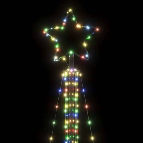 LED božićno drvce 483 LED šarene 240 cm - Šareni 240 cm 1 Cijena