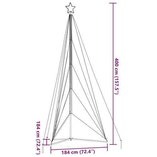 LED božićno drvce 615 LED dioda plavo 404,5 cm - Plava 400 cm 1 Cijena
