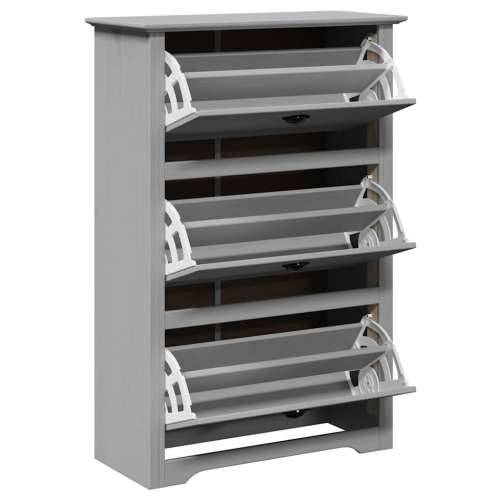 Stalak za cipele “BODO” sivi 80x35x118 cm - Siva 1 Cijena