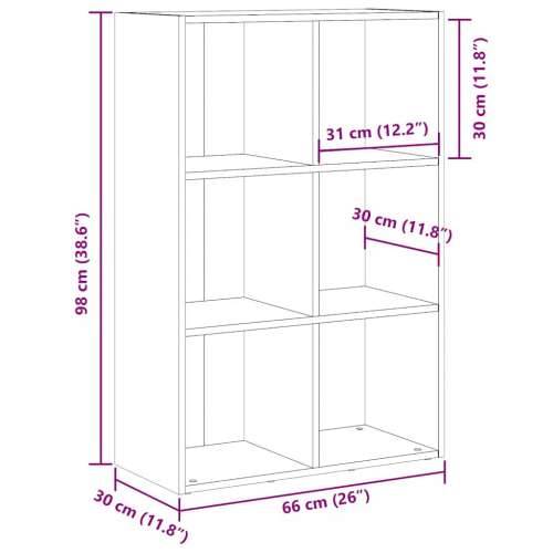 Ormar za knjige/komoda Artisan hrast konstruirano drvo - hrast artisan 66 x 30 x 98 cm 1 Cijena