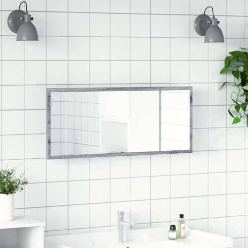 LED kupaonsko ogledalo sivo Sonoma 100x8,5x37 cm izrađeno drvo - Sivi hrast sonoma 1 Cijena