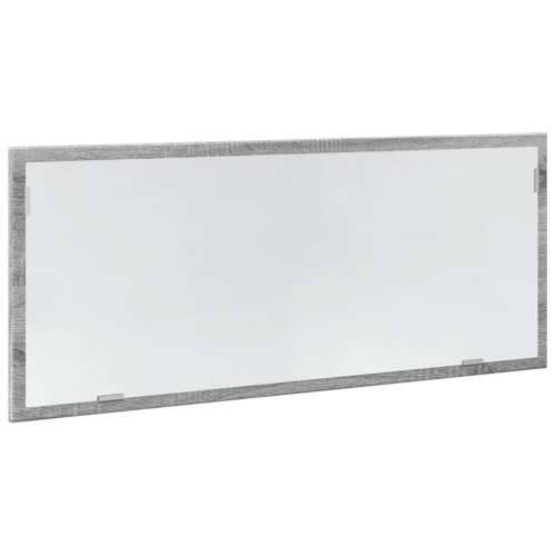 LED kupaonsko ogledalo sivo Sonoma 100x8,5x37 cm izrađeno drvo - Sivi hrast sonoma 1 Cijena