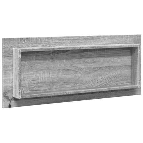 LED kupaonsko ogledalo sivo Sonoma 100x8,5x37 cm izrađeno drvo - Sivi hrast sonoma 1 Cijena