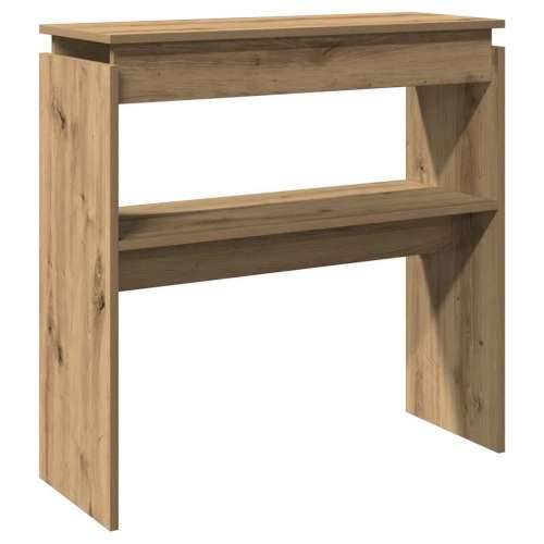 Konzolni stol Artisan hrast 80x30x80 cm konstruirano drvo - hrast artisan 1 80 cm Cijena