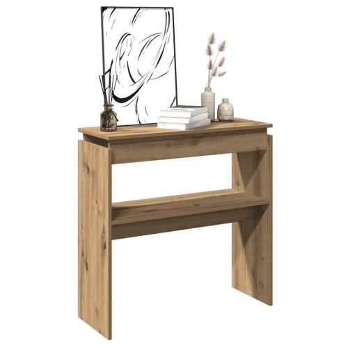 Konzolni stol Artisan hrast 80x30x80 cm konstruirano drvo - hrast artisan 1 80 cm Cijena