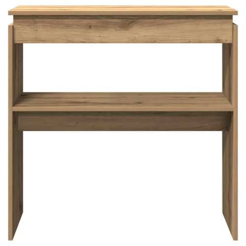 Konzolni stol Artisan hrast 80x30x80 cm konstruirano drvo - hrast artisan 1 80 cm Cijena