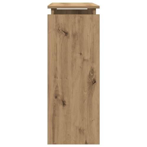 Konzolni stol Artisan hrast 80x30x80 cm konstruirano drvo - hrast artisan 1 80 cm Cijena