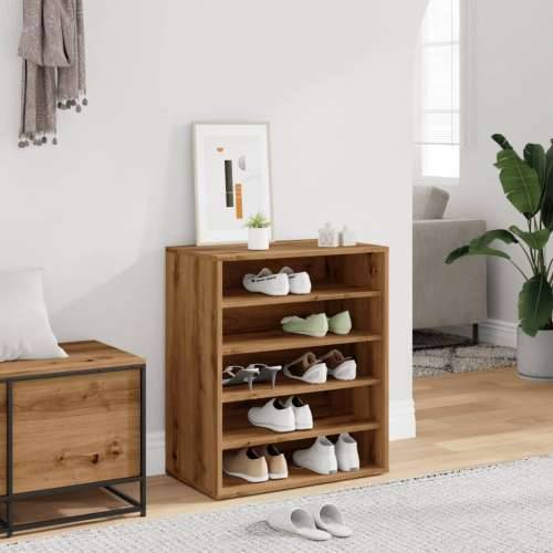 Ormarić za cipele Artisan hrast 60x35x70 cm izrađeno drvo - hrast artisan 60 x 35 x 70 cm 1 shoe cabinet without door Cijena