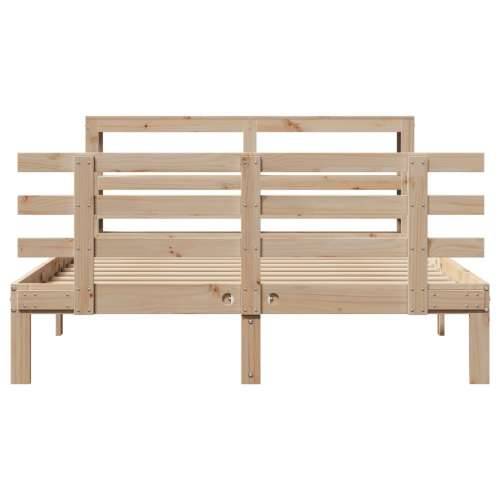 Okvir za krevet s uzglavljem 150 x 200 cm borovina Cijena