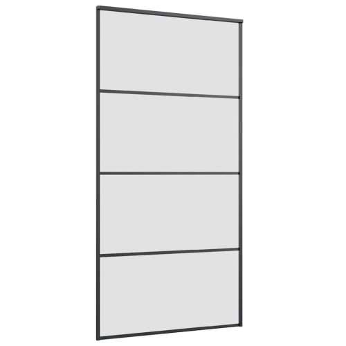 Klizna vrata s priborom 102,5x205 cm od stakla ESG i aluminija - matt 102.5 x 205 cm (213.5 cm) 1 Cijena