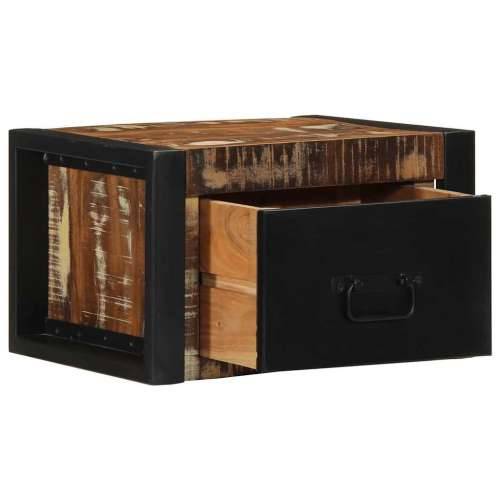 Noćni ormarići 2 kom Višebojni 40x35x25 cm Obrađeno puno drvo - 2 masivno obnovljeno drvo Cijena