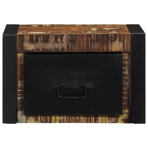 Noćni ormarići 2 kom Višebojni 40x35x25 cm Obrađeno puno drvo - 2 masivno obnovljeno drvo Cijena