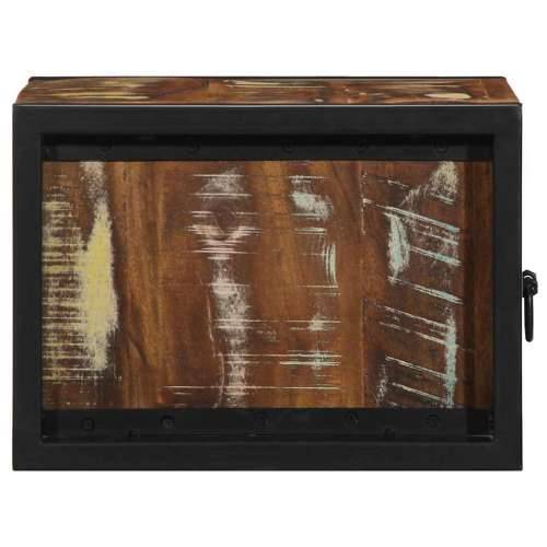 Noćni ormarići 2 kom Višebojni 40x35x25 cm Obrađeno puno drvo - 2 masivno obnovljeno drvo Cijena