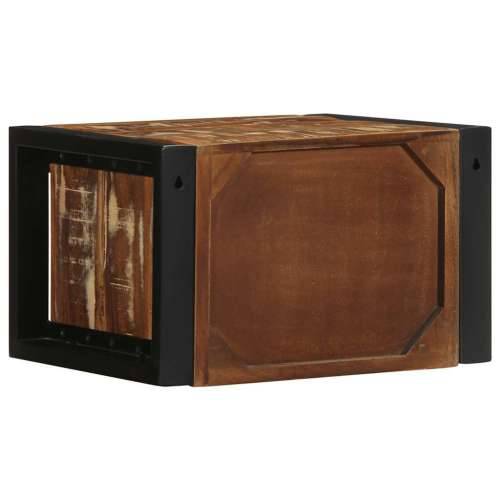 Noćni ormarići 2 kom Višebojni 40x35x25 cm Obrađeno puno drvo - 2 masivno obnovljeno drvo Cijena
